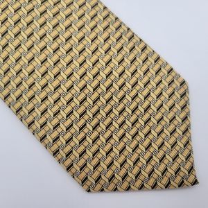 Antonio Baldan Men's Check Pattern Silk Tie OS